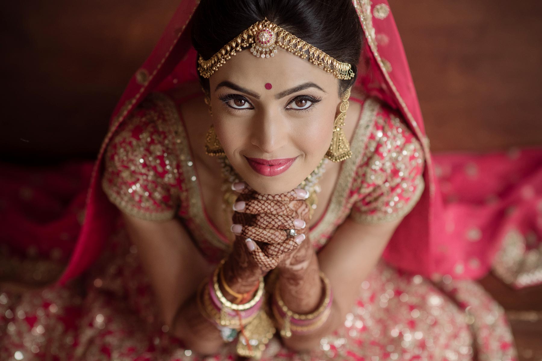 Indian bride in full bridal look