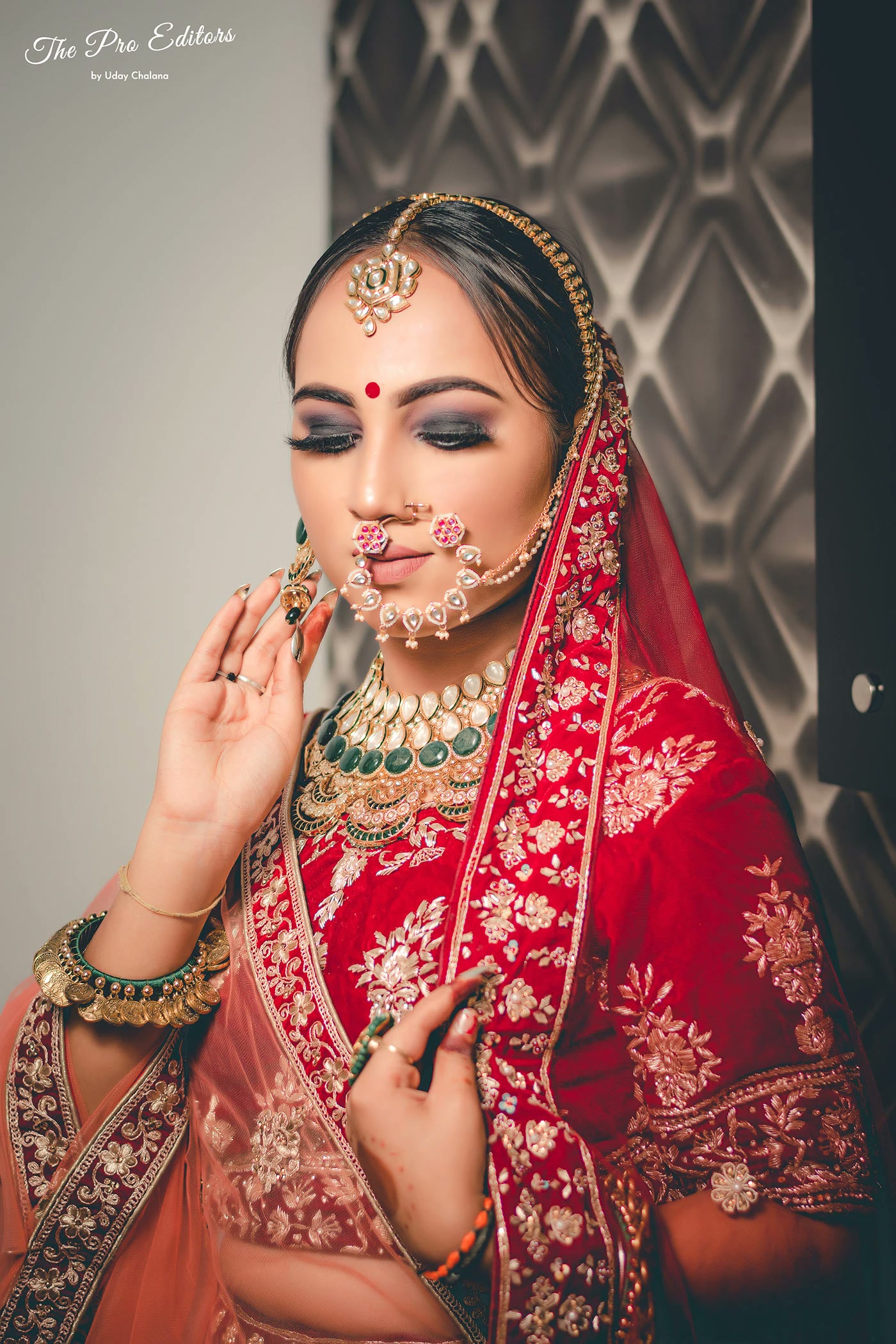 Bridal portrait, Parthi Chopra's The Studio